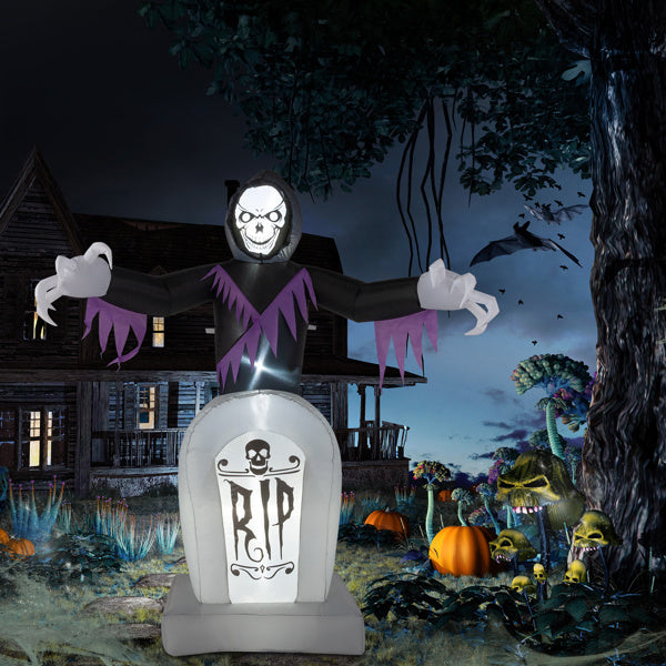 Grim Reaper And Grave, Halloween Inflatable Decoration 12V EX-STOCK