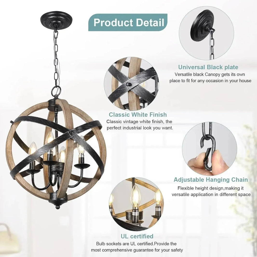 4 Lamps Restaurant Lamps Are Height Adjustable