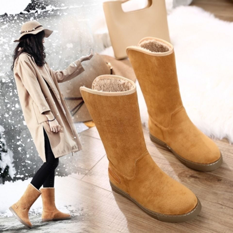 Women's Plush-Lined Mid-Calf Boots 2