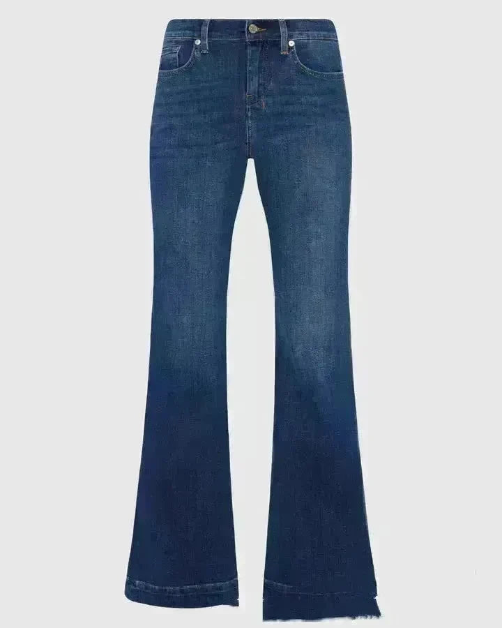 Retro Hip Lifting Stretch Bootcut Jeans Pants women - EX-STOCK CANADA