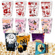 Halloween Popcorn Boxes In 3 Designs. Halloween Party Supplies In 3 Styles, 4 Of Each Style, 12 In Total - EX-STOCK Canada