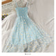 Women Dresses Summer V Neck Floral Print Boho Beach vacation Mini Dress - EX-STOCK CANADA