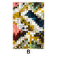 Modern Light Luxury Living Room Decorative Painting Colored Geometric Blocks 