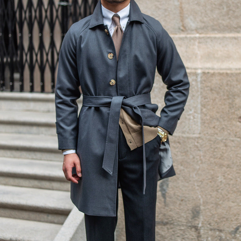 Wool Winter Trench Coat Single-breasted Coat | EX-STOCK product gallery photo 1
