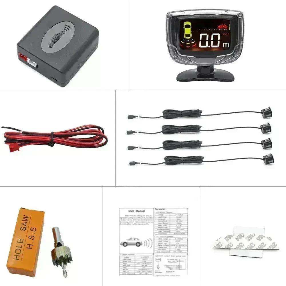 Auto Vehicle Car Smart Intelligent Wireless Parking Reversing Sensor EX-STOCK