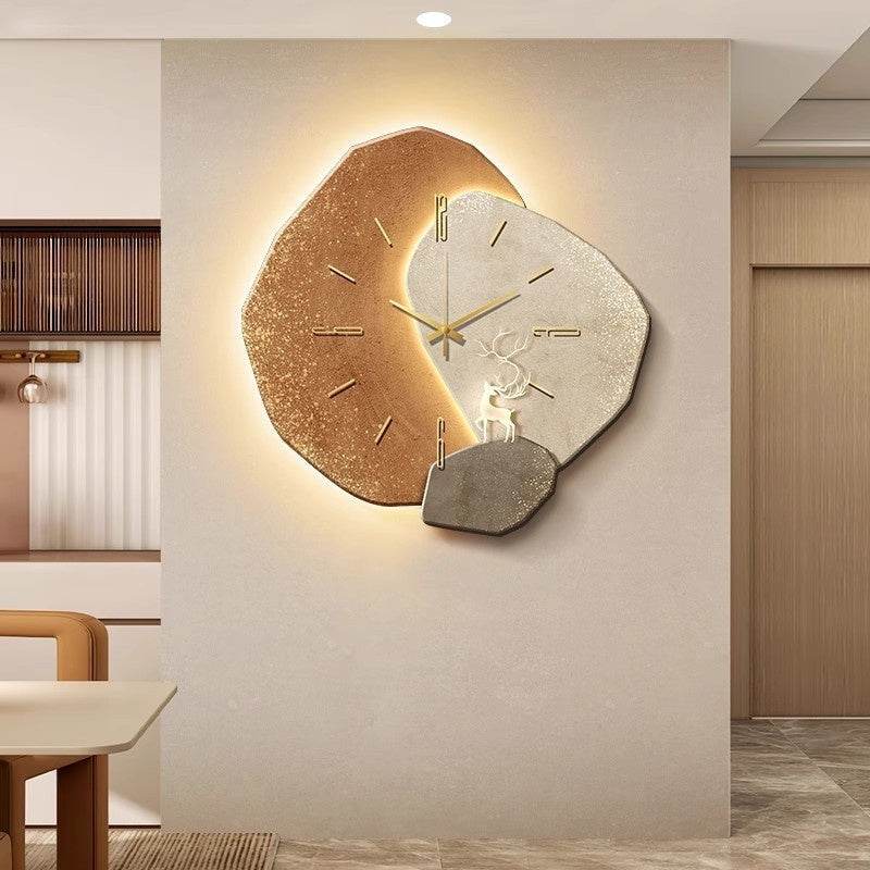 Lucky Stone Restaurant Clock Wall Clock  EX-STOCK CANADA