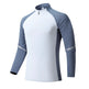 Mock Neck Half Zip  Workout top for Men Long Sleeve exercise top - EX-STOCK CANADA