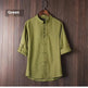 Men's Linen Vintage Plus Size Shirt - EX-STOCK CANADA