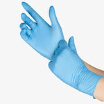 Guantes desechables de nitrilo engrosados de grado alimenticio impermeables 