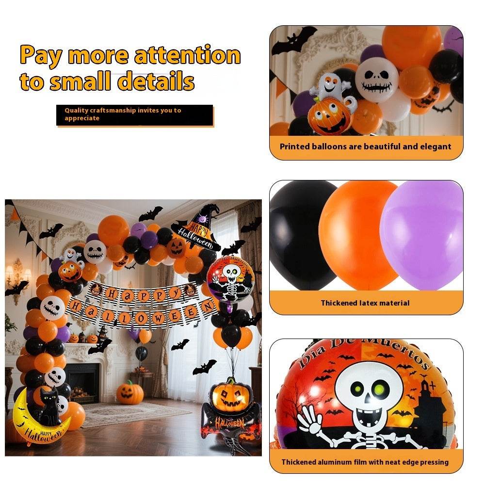 Halloween Hanging Flag Balloon Set Party Decoration Supplies EX-STOCK