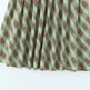 American Retro Low Waist Navel Plaid Pleated Long Skirt Women - EX-STOCK CANADA