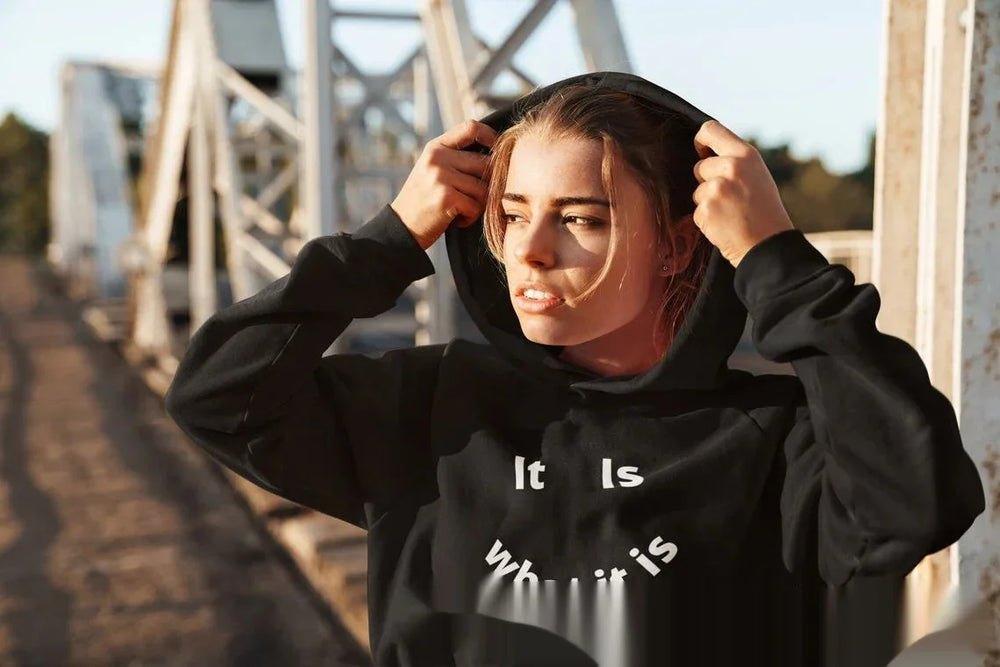 Fleece-lined Hoodie Sweater Couple's Tops Loose EX-STOCK Canada 