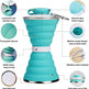 500ML Silicone Water Bottle Cup Foldable Leak Proof Portable Sports Travel Water Bottles For Outdoor Travel Gym Hiking Reuseable Kitchen Gadgets 