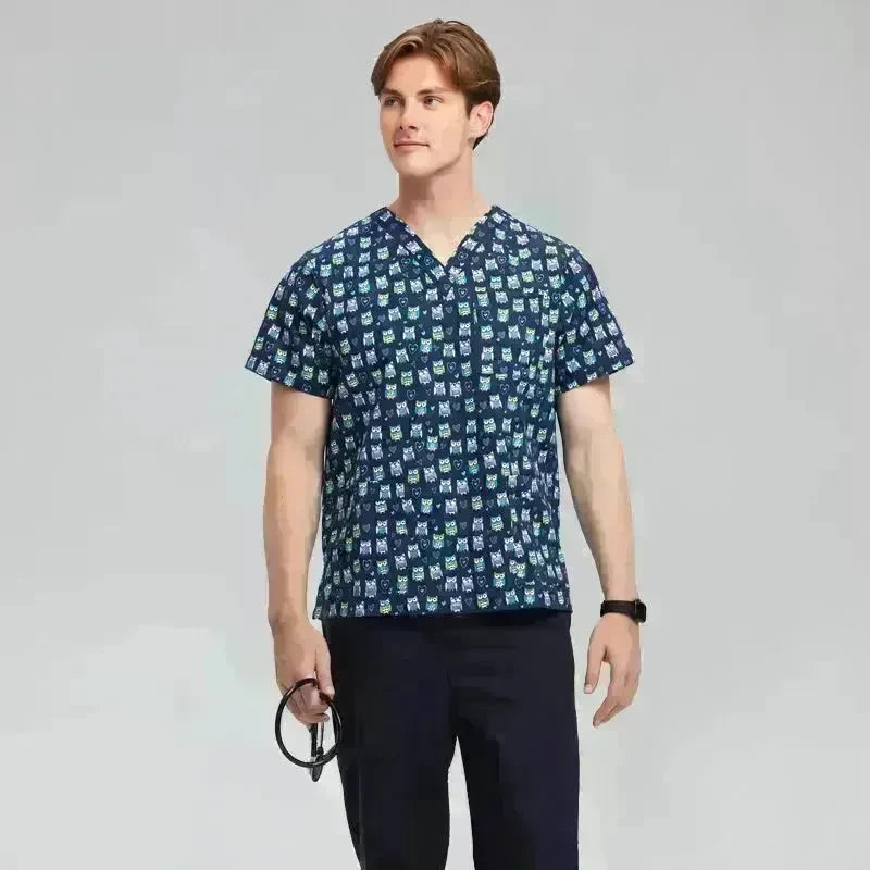 Surgical Gown Disposable Protective Pet Hospital Clothing Nurse Uniform Polyester Cotton EX-STOCK