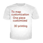 3D Digital Printed Casual Round Neck Short Sleeves - EX-STOCK CANADA