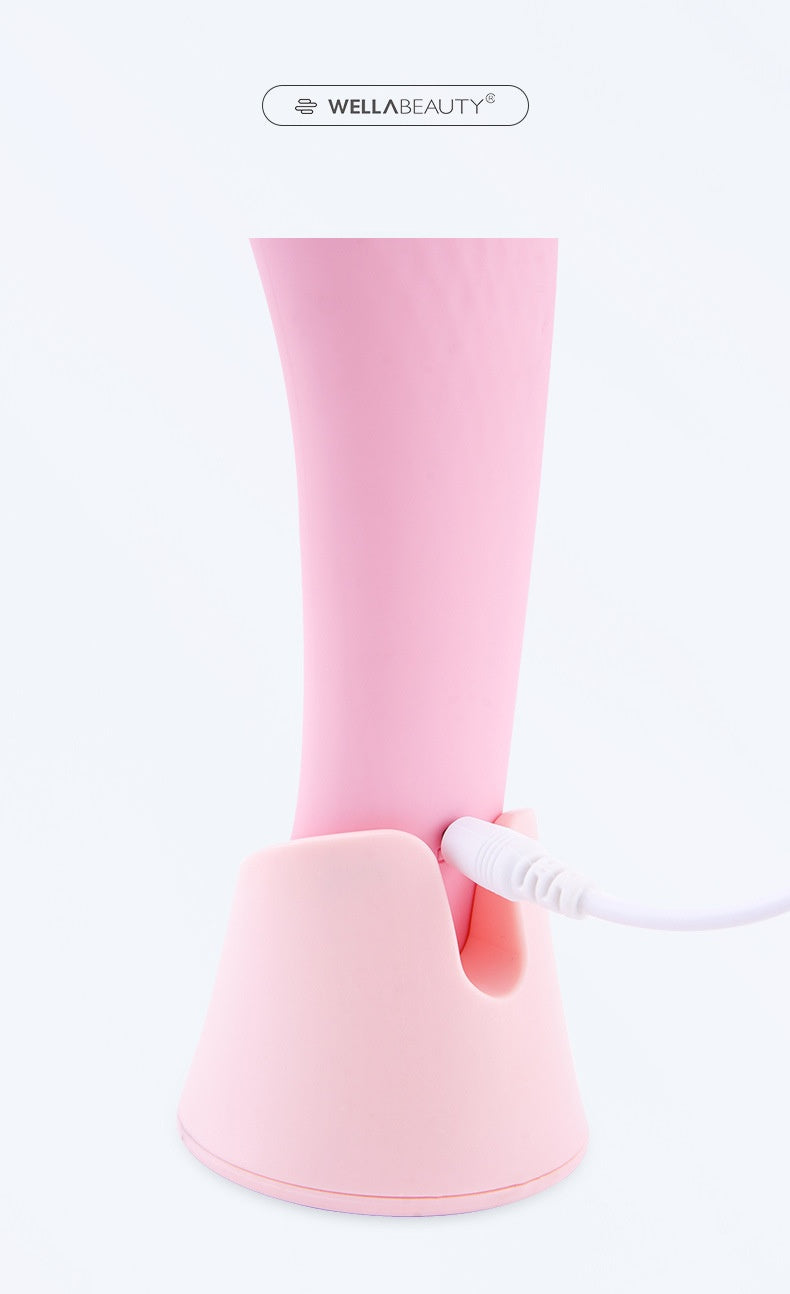 Cepillo de Limpieza Facial de Silicona Cepillo Facial Eléctrico Cepillo Facial Vibración Calefacción 