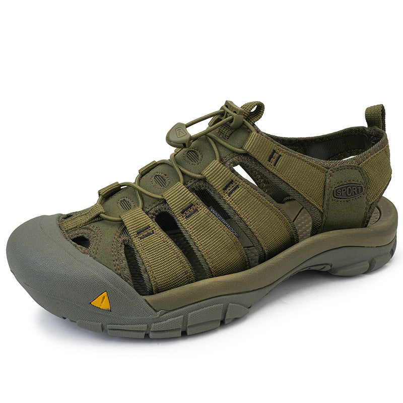 Men's Thick Bottom Toe Cap Beach Upstream Plus Size Outdoor Casual Shoes  EX-STOCK CANADA