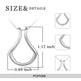 Sterling Silver Ring Holder Necklace Pendant Jewelry for Women - EX-STOCK CANADA