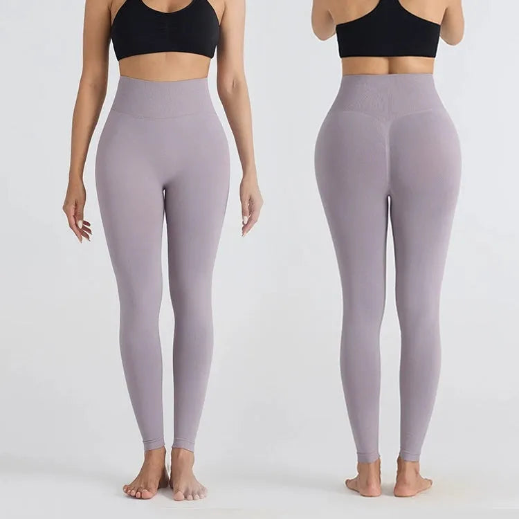 High Waist Workout Trousers High Elastic Sports Outdoor Yoga Clothes - EX-STOCK CANADA