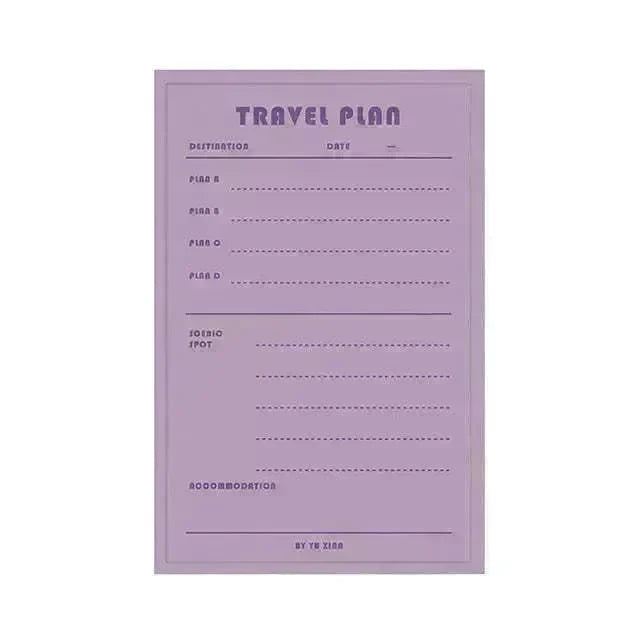 Daily Weekly Notepad Planner Tearable Message Memo Book - EX-STOCK CANADA