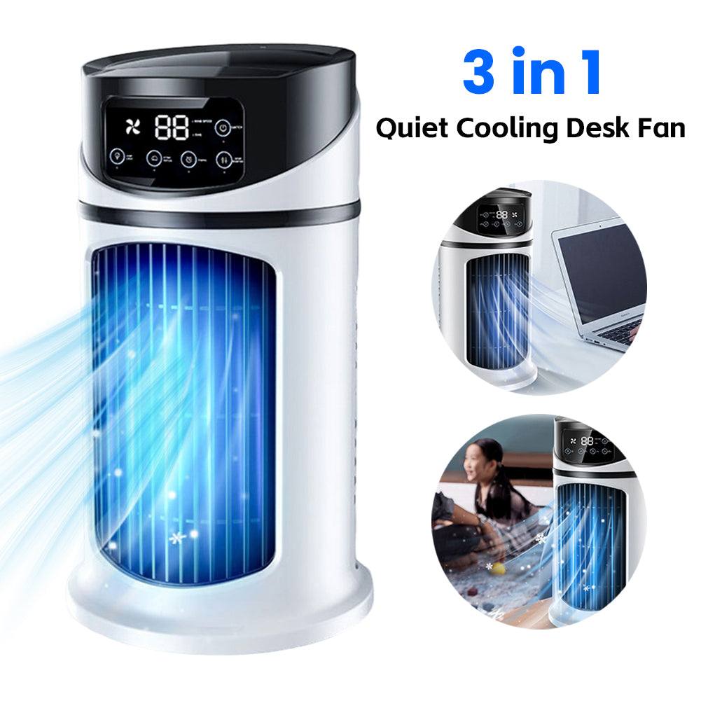 Portable USB Air Cooler Fan – 6-Speed Desk Cooling Fan for Home & Office | 3 Models