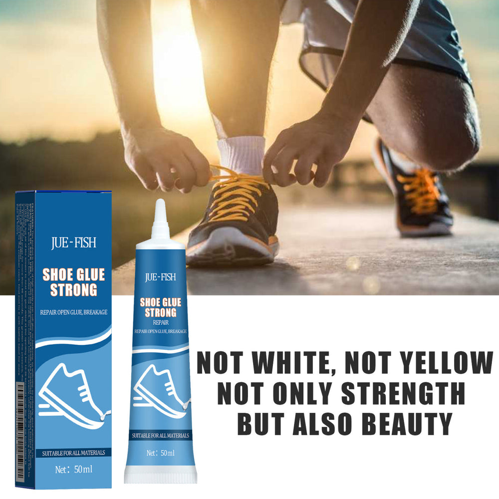 Jue-Fish Strong Shoe Glue Repair Shoe Leather Shoe Sole Multi-Purpose Glue Adhesive Sneaker Leather Shoes Waterproof EX-STOCK