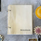 Linen Stitchbook Sketchbook for Painting & Needlework – Beige, Brown, Gray