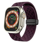 Replaceable Silicone Mesh Magnetic Buckle watch strap for Apple iwatch - EX-STOCK CANADA