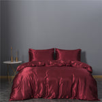 Simulation Silk Three-piece Duvet Cover Bedding EX-STOCK Canada 