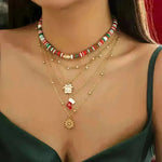 Christmas Beaded Necklace for women - EX-STOCK CANADA