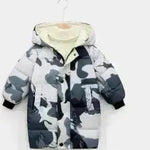 Children Winter Puffer Hoodie Windproof Jacket kids