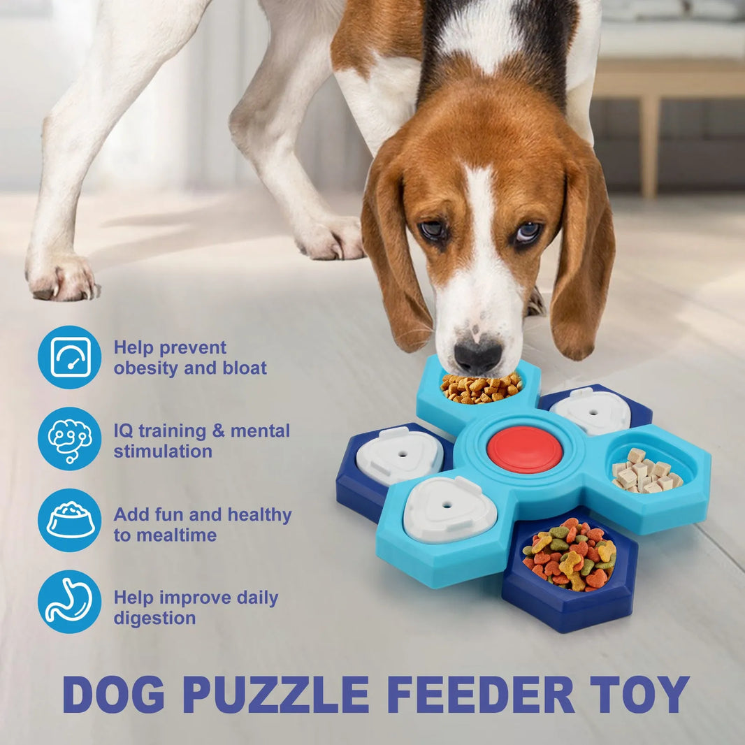 4 Layers Slow Feeder Dog bowl Puzzle feeder toy - EX-STOCK CANADA