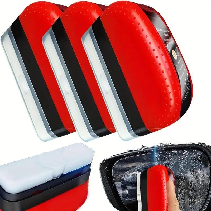 Car Glass Oil Film Cleaning Brush Quick Decontamination And Anti-fog General Automobile Motorcycle EX-STOCK