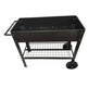 Mobile Metal Raised Garden Bed Cart With Legs, Elevated Tall Planter Box With Wheels For Outdoor Indoors House Patio  Vegetables Tomato DIY Herb Grow -Black EX-STOCK