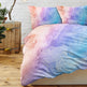 Girly Duvet Cover Rainbow Glitter Ombre Bedding Sets 3 Pcs Chic Purple Blue Green Pastel Bed Spreads Sparkle Quilt Cover Set With 2 Pillow Shams EX-STOCK Canada 