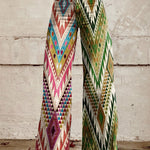 Women's Wide-leg Pants Fashion High Waist Casual Trousers 3D Printing 