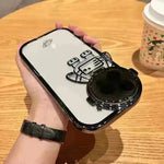 Glitter Astronaut Camera Stand Phone Case Invisible Lens Soft Cover - EX-STOCK CANADA