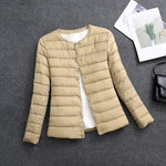 Women's Lightweight Short Inner-wear Round-neck Thermal Jacket - EX-STOCK Canada