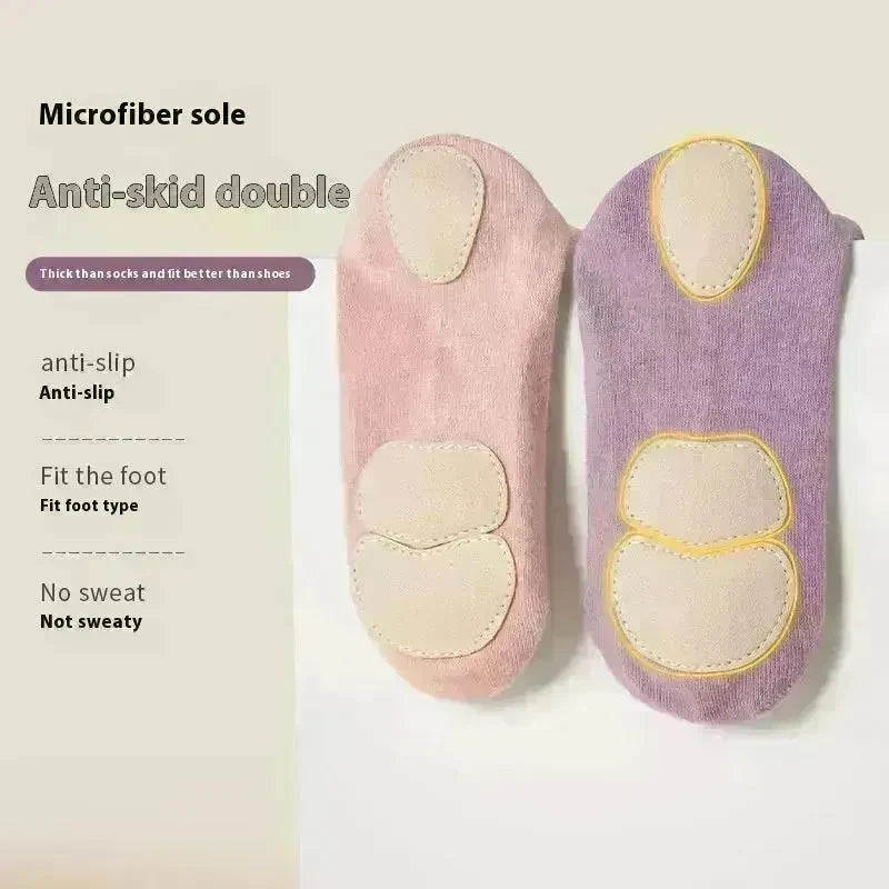 Mid Length Professional Classical Non-slip Dance Practice Socks - EX-STOCK CANADA