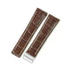 22mm 24mm Black Brown Blue Bamboo Grain Cowhide Watch Strap - EX-STOCK CANADA