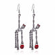 3pcs Halloween Skeleton Earrings And Necklace Set Creative Retro Personality Jewelry Accessories - EX-STOCK Canada