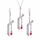 3pcs Halloween Skeleton Earrings And Necklace Set Creative Retro Personality Jewelry Accessories - EX-STOCK Canada