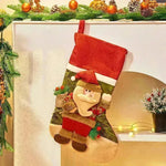 Decoraciones navideñas Bolsa de dulces de dibujos animados grandes