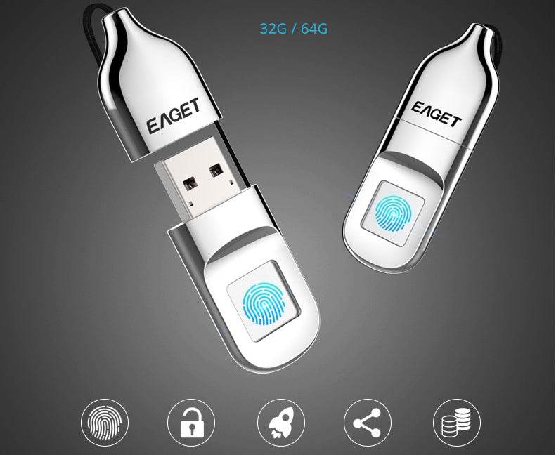 Fingerprint encryption U disk - EX-STOCK Canada