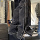 American Zippered Denim Straight Trousers For Men Jeans - EX-STOCK CANADA