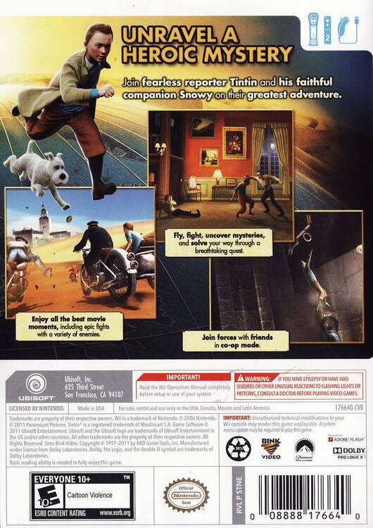 The Adventures of Tintin: The Game 