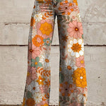 New 3D Thermal Transfer Speaker Simulation Denim Trousers Loose Pants All-matching 