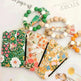 Women's Flora Print Tassel Leather Card Holder Wallet - EX-STOCK CANADA