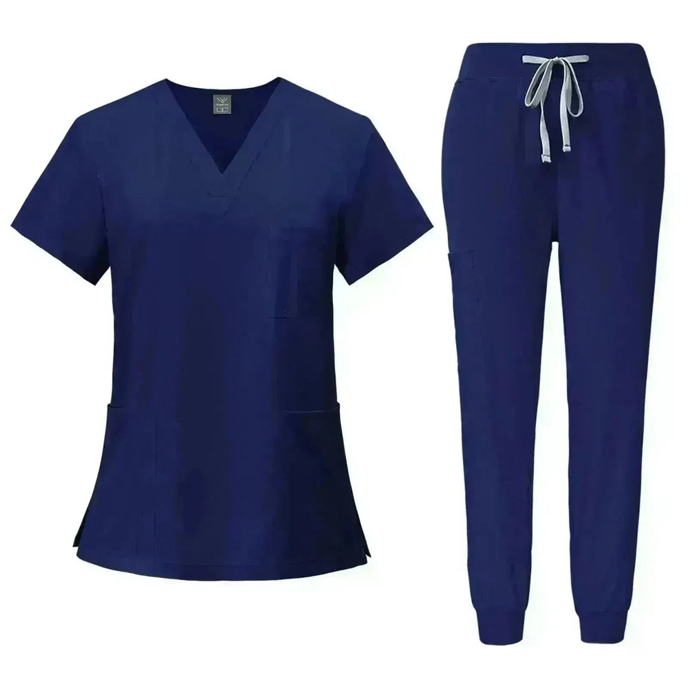 Quick-drying T-shirt Surgical Clothes Oral Nurse Doctor Work Clothes Pet Hospital Work EX-STOCK
