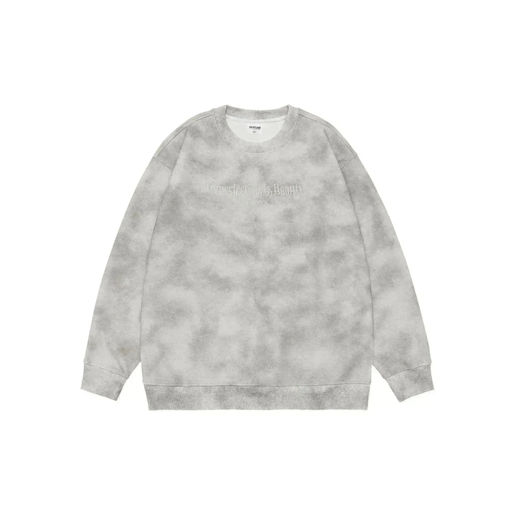 Retro heavy Oversized Crew neck Pullover sweatshirt for men - EX-STOCK CANADA